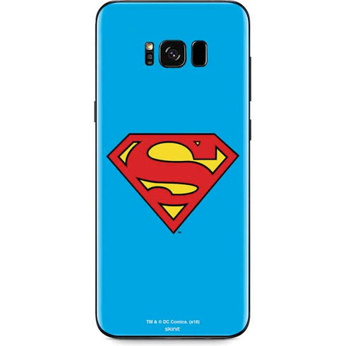 DC Comics Superman Official Logo Galaxy S8 Plus Skin